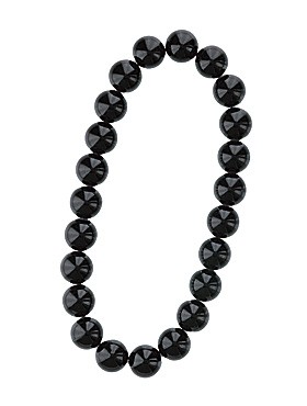 Onyx-Armband 18/8 mm