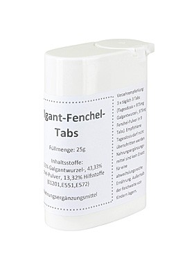 Galgant-Fenchel-Tabs Box