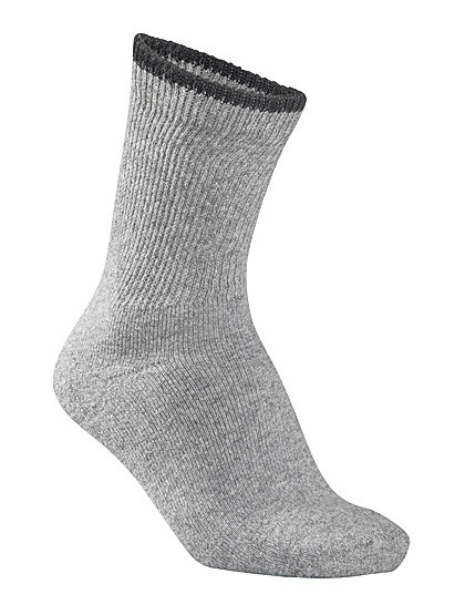 Alpaka-Frottee Socken in Grau, Größe 35 bis 46