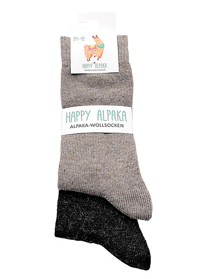 Alpaka Socken, 2er-Set
