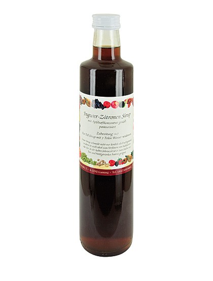 Bio-Ingwer-Zitronensirup