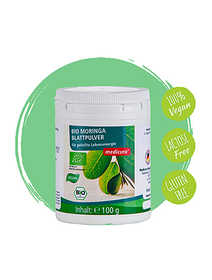 Bio Moringa-Blattpulver, 100 g