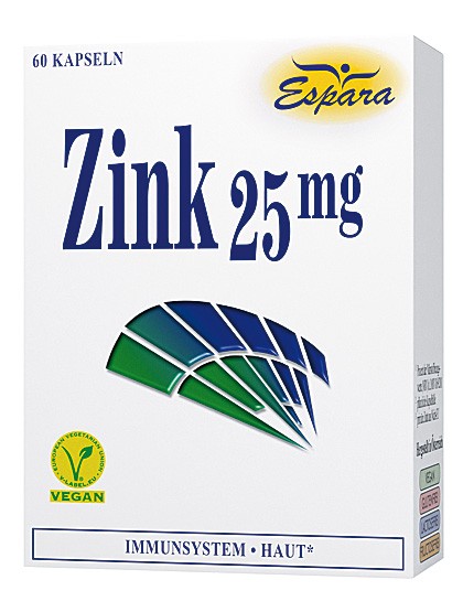 Nahrungsergänzungsmittel mit dem Mineralstoff Zink