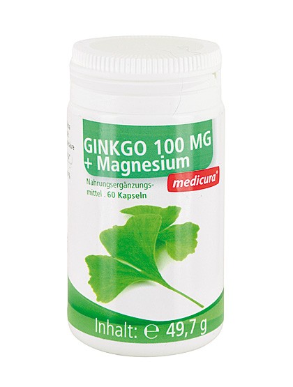 Ginkgo + Magnesium-Kapseln