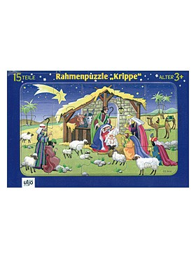 Rahmenpuzzle Krippenszene