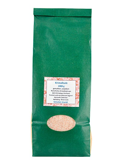 Nachfüllpackung für Kristallsalz gemahlen, 1 kg
