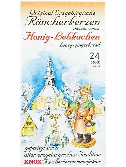 Honig-Lebkuchen - Räucherkerzen