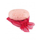 Rosen-Schafmilchseife im Organza-Säckchen, 110 g